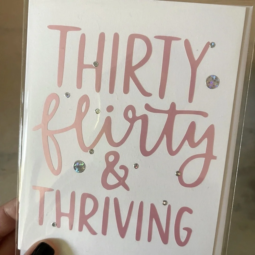 Handmade 5x7 birthday card 30